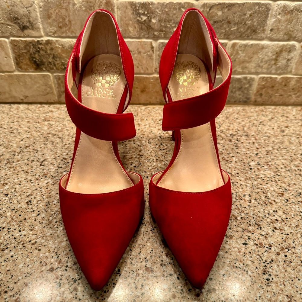 Vince Camuto Charlotte Women Pointed Toe Suede Heels